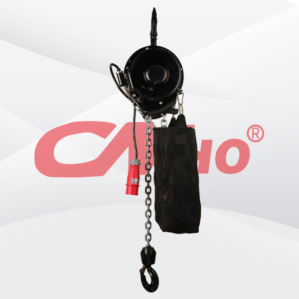 1T V7 electric hoist hanging on stage